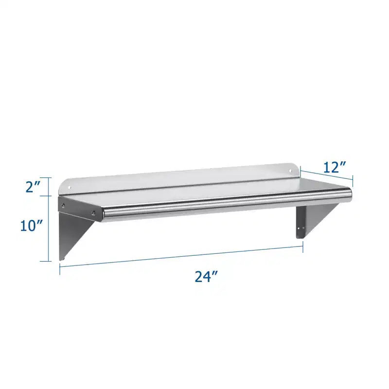 Estante de acero inoxidable, estantería comercial, estante de pared para ollas, estantes metálicos, para restaurante, cocina