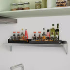 Estante de acero inoxidable, estantería comercial, estante de pared para ollas, estantes metálicos, para restaurante, cocina