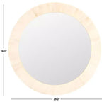 Espejo Sabi - 29.2 x 29.2 - MRR1501 - Marfil Antiguo/Hueso Sintético - Safavieh