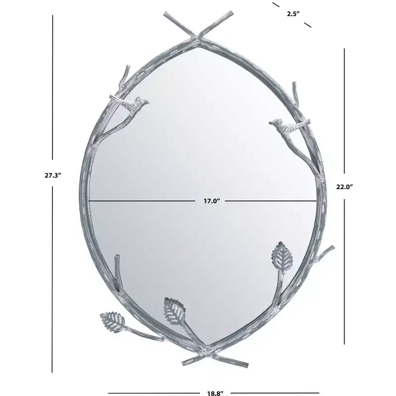 Espejo Helios - 18.8 x 27.3 - MRR3043 - Plata