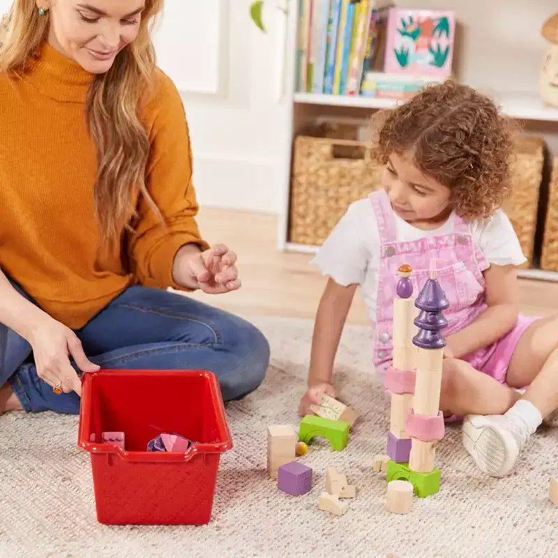 Armario con banco y 5 compartimentos frontales Streamline de 5 secciones para niños pequeños