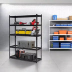 Estantería metálica de almacenamiento ajustable de 5 niveles para garaje - Estante utilitario industrial, sótano/almacén