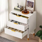 Cómodas de 3 cajones, cómodas modernas para armario, cómoda de almacenamiento de madera, organizador de cómoda para dormitorio, sala de estar, pasillo