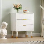 Cómodas de 3 cajones, cómodas modernas para armario, cómoda de almacenamiento de madera, organizador de cómoda para dormitorio, sala de estar, pasillo