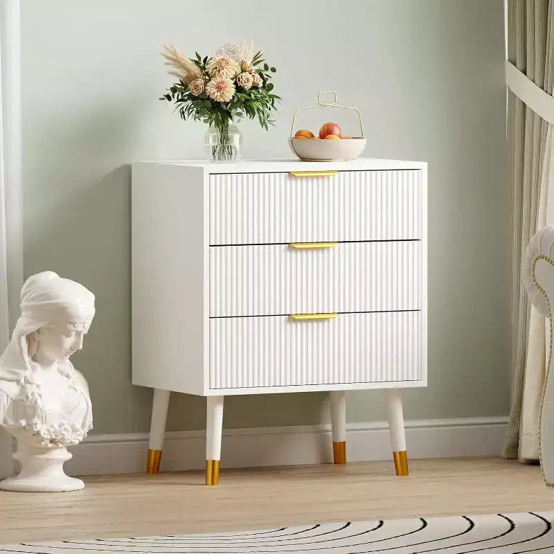 Cómodas de 3 cajones, cómodas modernas para armario, cómoda de almacenamiento de madera, organizador de cómoda para dormitorio, sala de estar, pasillo