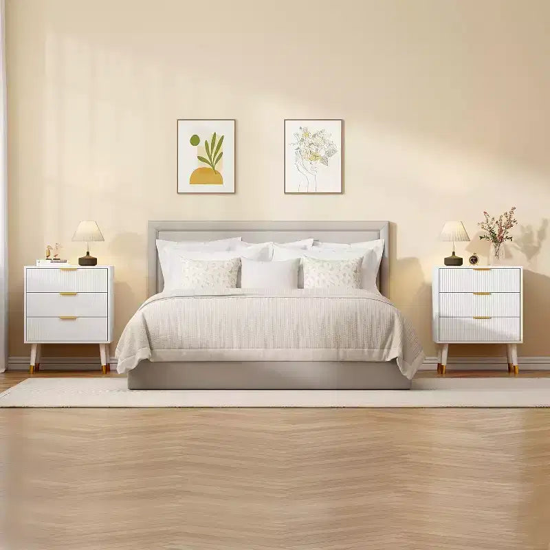Cómodas de 3 cajones, cómodas modernas para armario, cómoda de almacenamiento de madera, organizador de cómoda para dormitorio, sala de estar, pasillo
