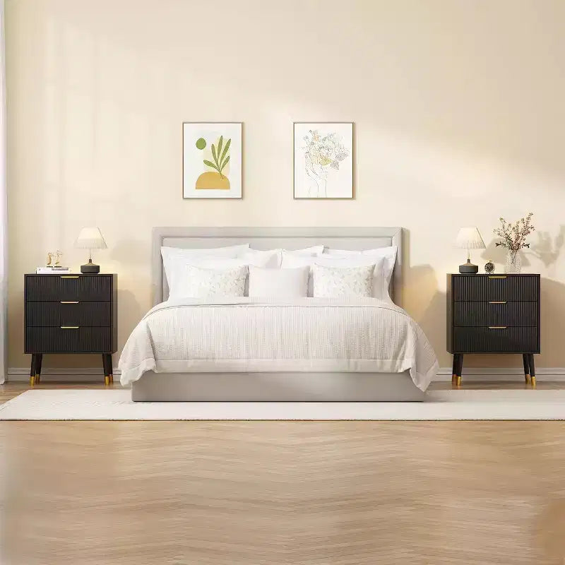 Cómodas de 3 cajones, cómodas modernas para armario, cómoda de almacenamiento de madera, organizador de cómoda para dormitorio, sala de estar, pasillo