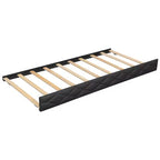 Sofá cama Full XL tapizado con nido – Estructura de pino, cuero de PU, reposabrazos con capitoné