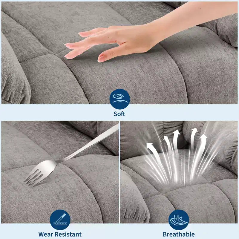 Sillón Reclinable de Masaje con Calor - Mecedora Giratoria 360°, Sofá Individual Grande con Vibración, USB y Bolsillos de Almacenamiento para Sala de Estar/Dormitorio