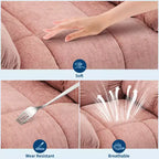 Sillón Reclinable de Masaje con Calor - Mecedora Giratoria 360°, Sofá Individual Grande con Vibración, USB y Bolsillos de Almacenamiento para Sala de Estar/Dormitorio