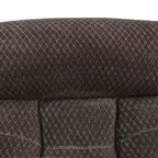 Sillón reclinable de tela antipilling – Respaldo ajustable, transpirable, para sala de estar, marrón