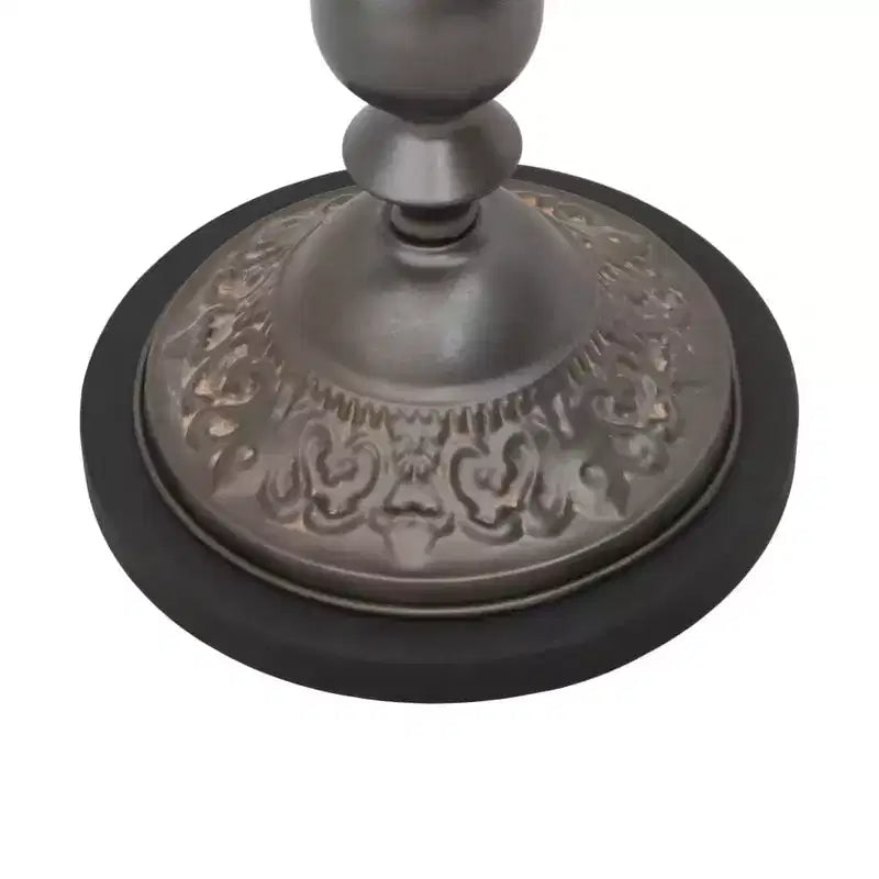 Mesa auxiliar de madera de abeto maciza y acero Marrón Pequeña Sencilla