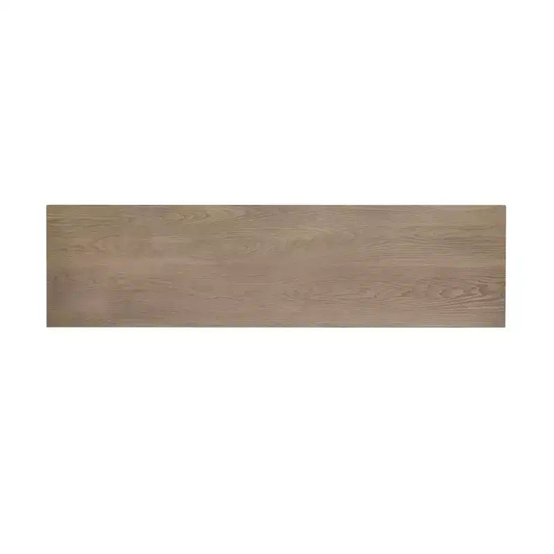 Mesa Consola Minimalista con Chapado de Fresno, Mesa de Entrada Moderna de Madera para Recibidor y Sala de Estar