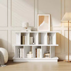 Estantería Organizadora de 8 Cubos, Librería Abierta con 10 Paneles Traseros Removibles, Estantería de Almacenamiento y Exhibición para Sala de Estar, Dormitorio o Entrada