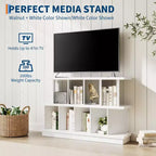 Estantería Organizadora de 8 Cubos, Librería Abierta con 10 Paneles Traseros Removibles, Estantería de Almacenamiento y Exhibición para Sala de Estar, Dormitorio o Entrada