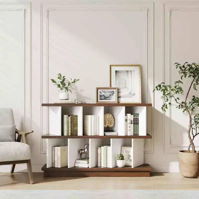 Estantería Organizadora de 8 Cubos, Librería Abierta con 10 Paneles Traseros Removibles, Estantería de Almacenamiento y Exhibición para Sala de Estar, Dormitorio o Entrada
