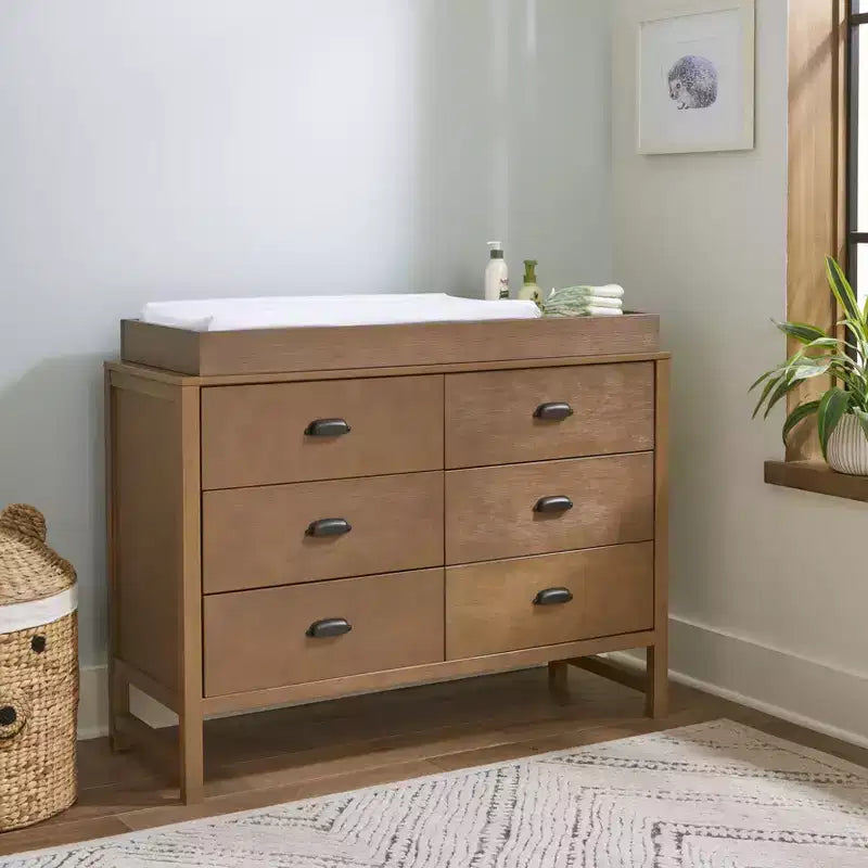 Cómoda doble de 6 cajones Fairway – Amplio almacenamiento para dormitorio