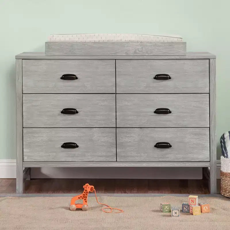 Cómoda doble de 6 cajones Fairway – Amplio almacenamiento para dormitorio