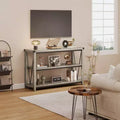 Farmhouse Console Table with Storage, 47 Inch Narrow Sofa Table & Entryway Table for Living Room, 3-Tier Wood Hallway Accent Furniture