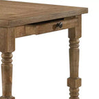 Mesa de comedor Farsiris de 55" con acabado en roble envejecido - Acme Furniture
