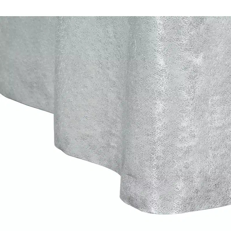 Mesa de centro Forest Grove – Aluminio plata envejecida, pedestal irregular bohemio moderno