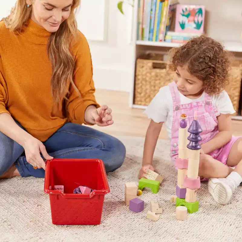 Armario de 5 secciones para niños pequeños y 5 contenedores frontales hondos, almacenamiento con cubículos